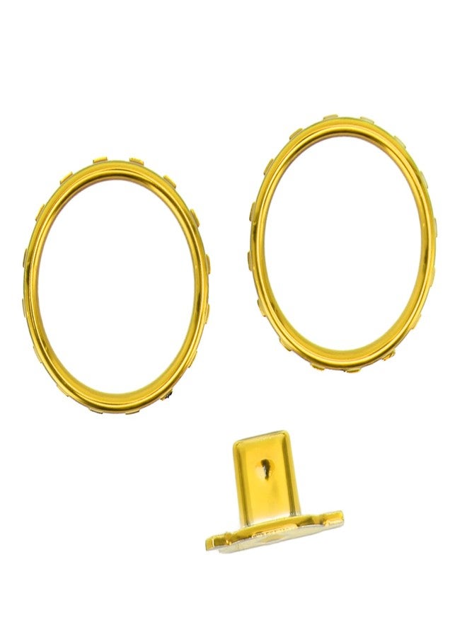 ciciglow MatteDecorative Accent Rings with Buttons Replacement Parts for Elite Series 2 Controller (Gold) - Image 2